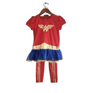 7/8 Super Woman Cotton Leggings And Top
